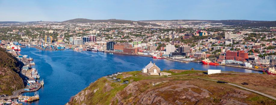 Panorama of St. John's, Newfoundland. St. John's, Newfoundland and Labrador, Canada.