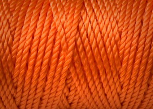 Close view of an industrial rope.