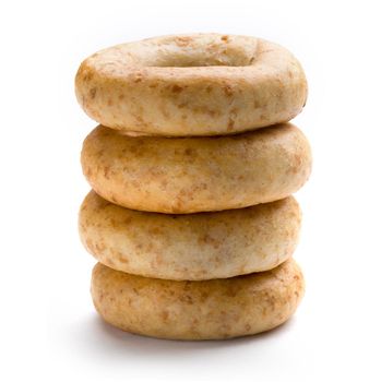 donuts isolated on white background