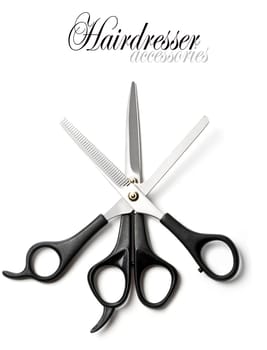 scissors on a white background