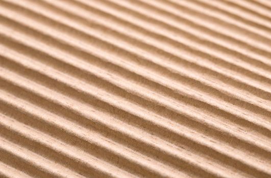 Corrugated cardboard background close-up