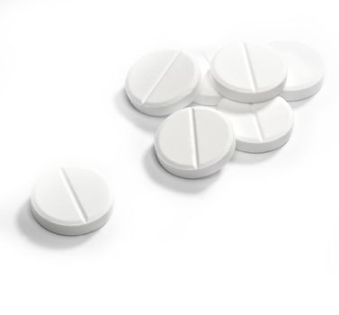 white medical pills
