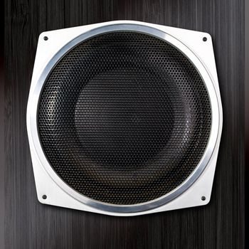 audio speaker close up