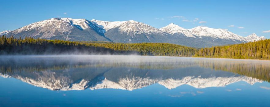 Patricia Lake in Jasper National Park. Alberta, Canada.