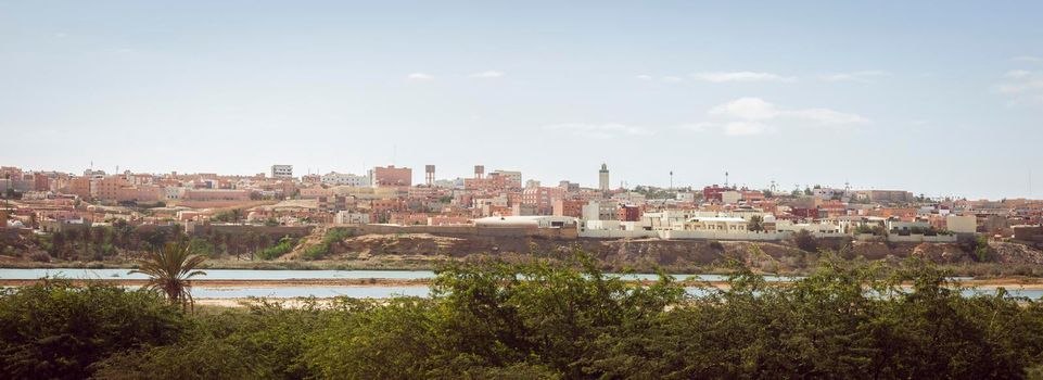 Panorama of Laayoune. Laayoune, Western Sahara, Morocco.