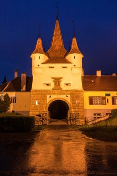 Catherine Gate in Brasov. Brasov, Brasov County, Romania.