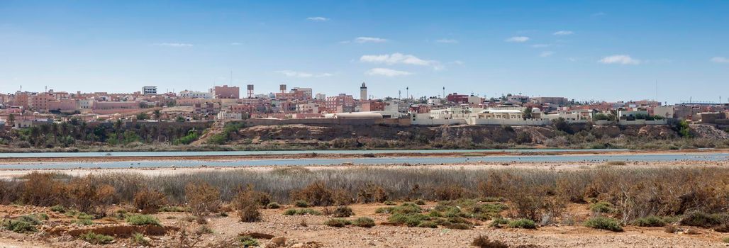 Panorama of Laayoune. Laayoune, Western Sahara, Morocco.