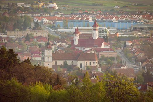 Churches in Brasov. Brasov, Brasov County, Romania.