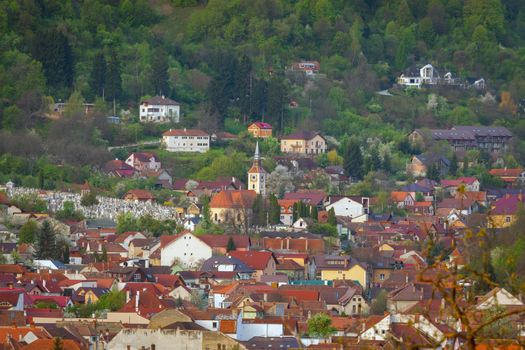Architecture of Brasov. Brasov, Brasov County, Romania.