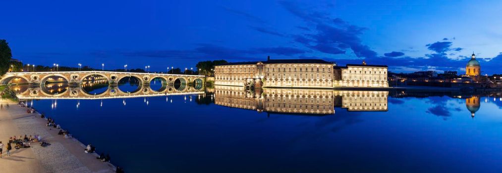 Architecture of Toulouse. Toulouse, Occitanie, France.