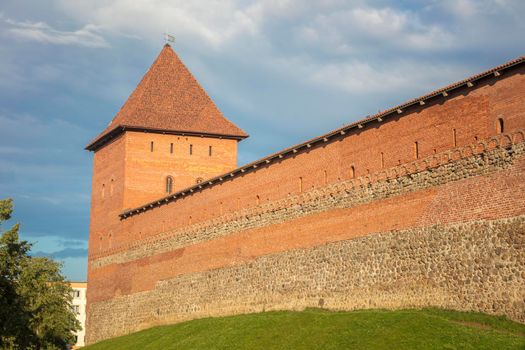 Lida Castle in Lida. Lida, Grodno Region, Belarus.