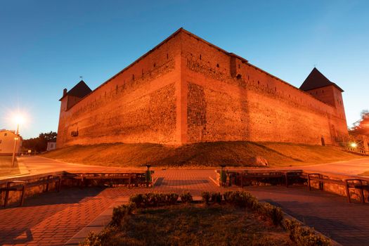 Lida Castle in Lida. Lida, Grodno Region, Belarus.