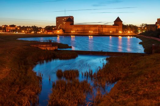 Lida Castle in Lida. Lida, Grodno Region, Belarus.