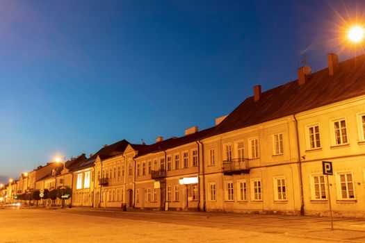Main Square of Suwalki. Suwalki, Podlasie, Poland.