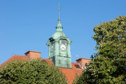 Mragowo Town Hall. Mragowo, Warmian-Masurian, Poland.
