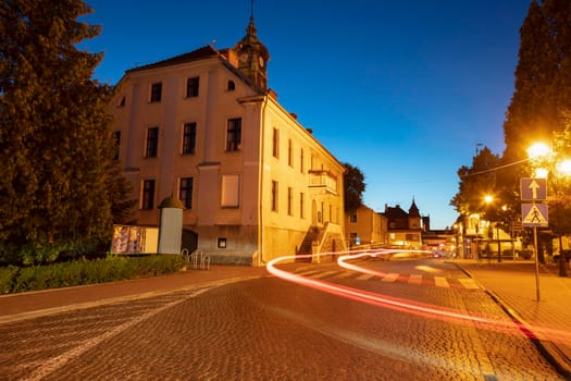 Mragowo Town Hall. Mragowo, Warmian-Masurian, Poland.