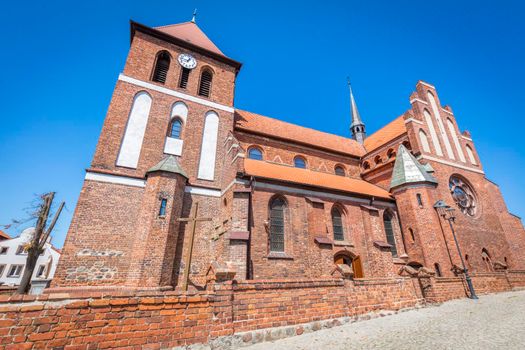 St. Jacob Church in Tolkmicko. Tolkmicko, Warmian-Masurian, Poland.