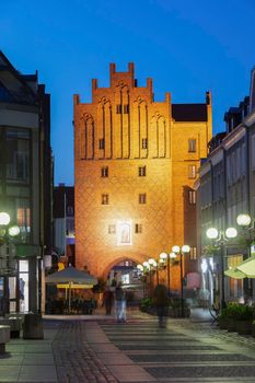Upper Gate in Olsztyn. Olsztyn, Warmian-Masurian, Poland.
