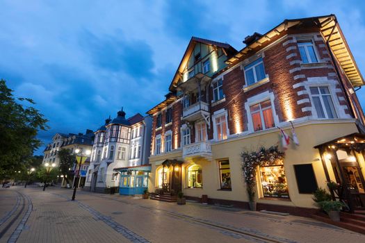 Architecture of Zelenogradsk. Zelenogradsk, Kaliningrad Oblast, Russia.