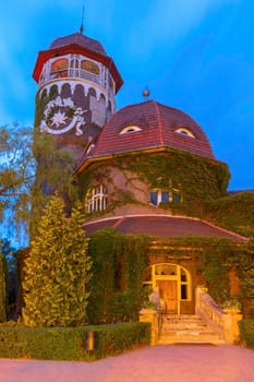 The Water Power Tower in Svetlogorsk. Svetlogorsk, Kaliningrad Oblast, Russia.