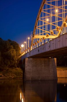 Bertalan Bridge in Szeged. Szeged, Csongrad, Hungary.