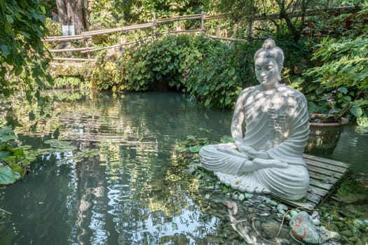 André Heller Botanical Garden. Gardone Riviera (BS), ITALY - August 25, 2020