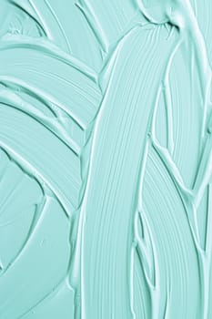 Mint cosmetic texture background, make-up and skincare cosmetics cream product, luxury beauty brand, holiday flatlay design or abstract wall art and paint strokes.