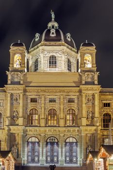 Natural History Museum Vienna  is a large natural history museum located in Vienna, Austria. In evening