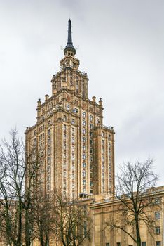 Latvian Academy of Sciences is a 21-story building in Riga. Latvia