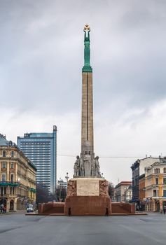 The Freedom Monument is a memorial located in Riga, Latvia, honouring soldiers killed during the Latvian War of Independence 