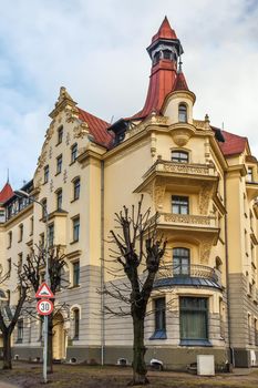 Building in Art Nouveau style, Riga, Latvia (Alberta street 12)