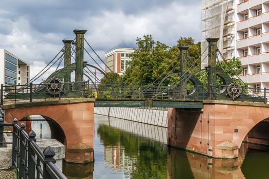 Jungfern Bridge is the oldest bridge in Berlin, Germany