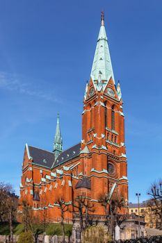 St. Johannes Church was built in 1890 in central Stockholm, Sweden