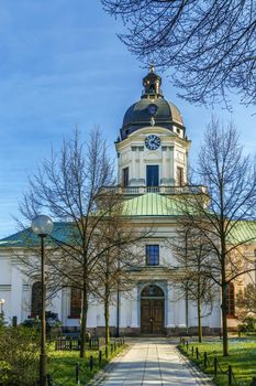 Adolf Fredrik Church was built in 1768–1774 in central Stockholm, Sweden