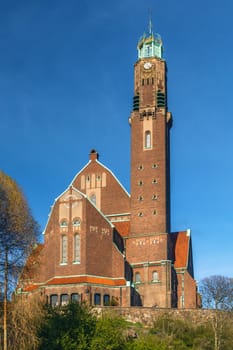 Engelbrekts church built in the art nouveau style in 1914 in Stockholm, Sweden