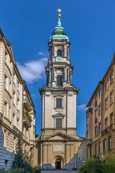 Sophienkirche is a Protestant church in the Spandauer Vorstadt part of the Berlin-Mitte region of Berlin, Germany.