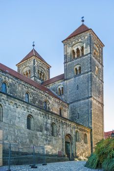 Former collegiate church of St. Servatius in Quedlinburg, now a Lutheran church, Germany