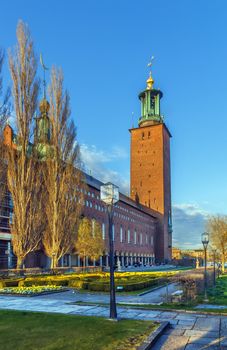 Stockholm City Hall is the building of the Municipal Council for the City of Stockholm in Sweden