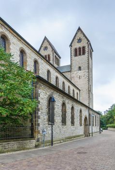 Abdinghof Church was built at the end of the 11th century in Paderborn, Germany