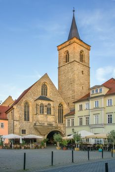 The Lorenz Church is a Roman Catholic parish church in the center of the old town of Erfurt, Germany