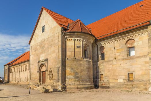 St Peter's Church was built between 1103 and 1147 in Erfurt, Germany