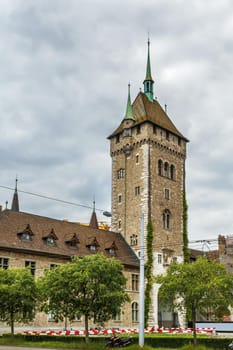 Building of Swiss National Museum in Zurich, Switzerland