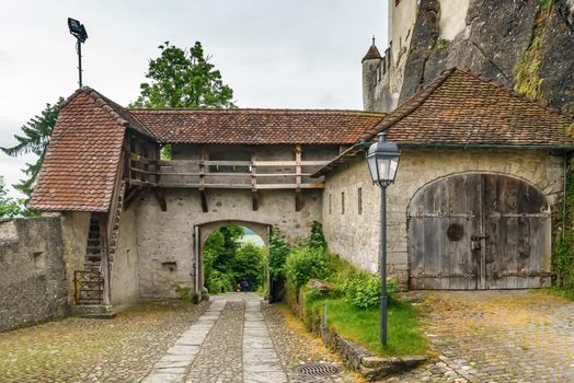  Lenzburg Castle is a castle located above the old part of the town of Lenzburg in the Canton of Aargau, Switzerland. Gate