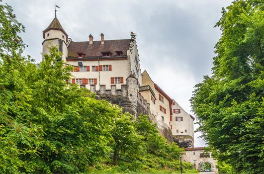 Lenzburg Castle is a castle located above the old part of the town of Lenzburg in the Canton of Aargau, Switzerland.