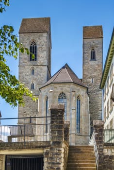 St. John's Church in Rapperswil is mixed style church dating back to the 12th century, Switzerland 