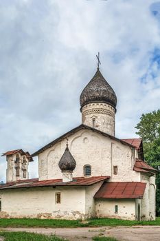 Church of the Ascension was built between 1550 and 1600 in Pskov, Russia