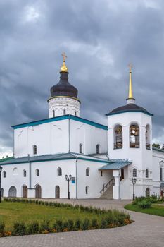 Yelizarov Convent was founded as a monastery in 1447 to the north of Pskov, Russia