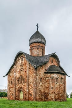 Sts. Peter And Paul Church In Kozhevniki, was buid in 1406 in Veliky Novgorod, Russia. This Church is a fine example of the architecture of the early 15th century.