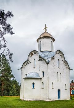 Peryn Chapel or the Church of the Nativity of the Theotokos on Peryn in the environs of Veliky Novgorod is one of the oldest churches, dating from the 1220, Russia