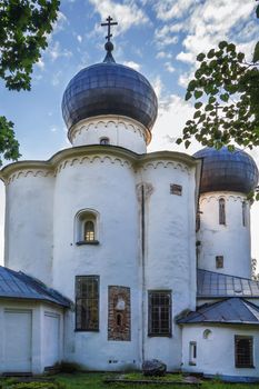 Cathedral of the Nativity of our Lady in St. Anthony Monastery was founded in 1117, Veliky Novgorod Russia